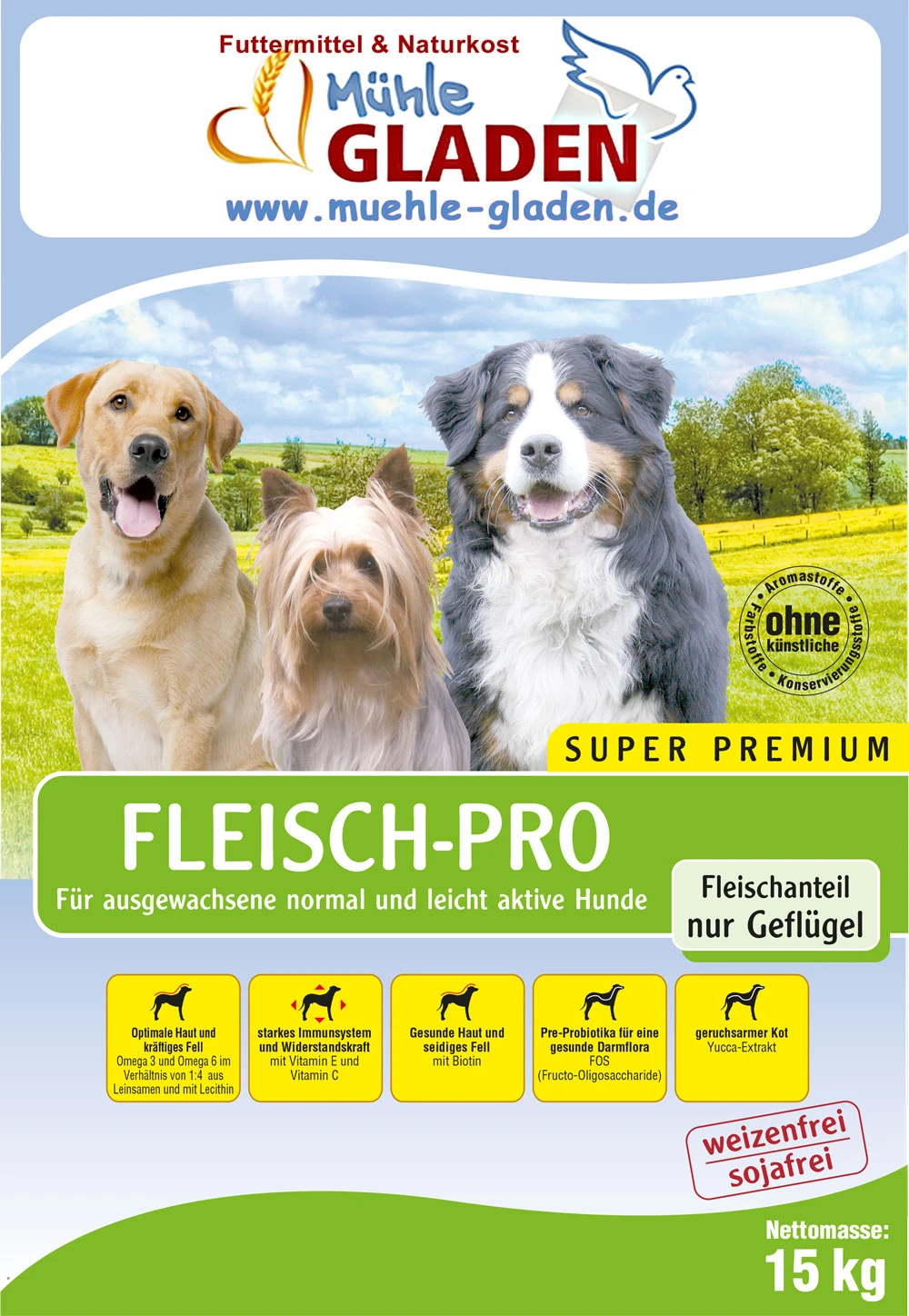 Gladen Fleisch-Pro 15kg 3 Gladen Fleisch-Pro 15kg