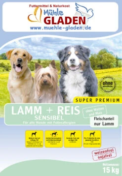 Gladen Lamm + Reis Sensibel 2er-Pack 30kg