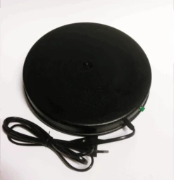 Tränkenwärmer Flach Schwarz 24W Ø 30cm